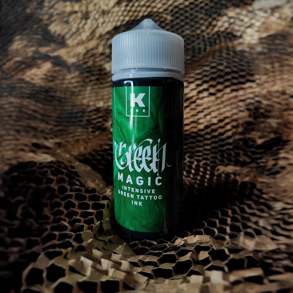 Green Magic Intensive green КРАСКА Tattoo Ink