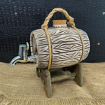 Керамическая бочка для вина на подставке, 2,5 л.