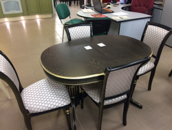 Стол обеденный Юкка 160 (дуб/тон 1) 100х160(200)(240)