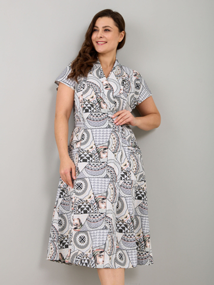 Халат Х-044/греция-мозаика