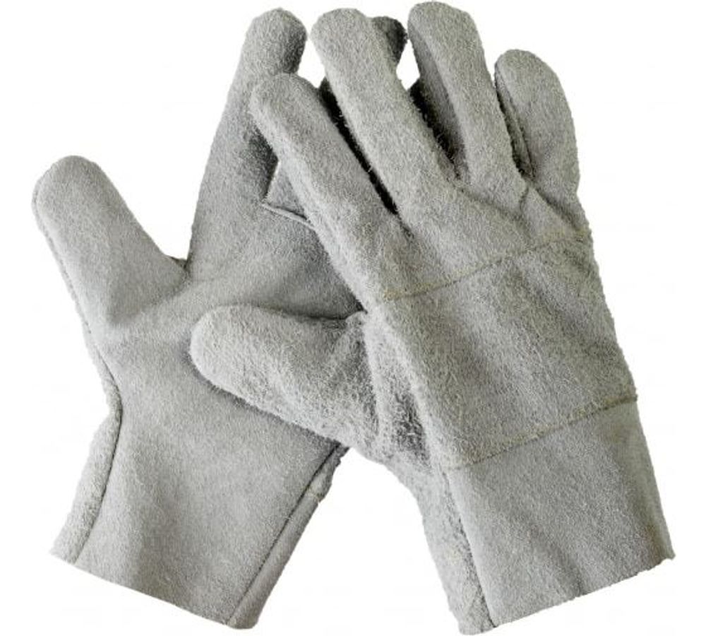 Перчатки СИБИН рабочие кожаные из спилка XL