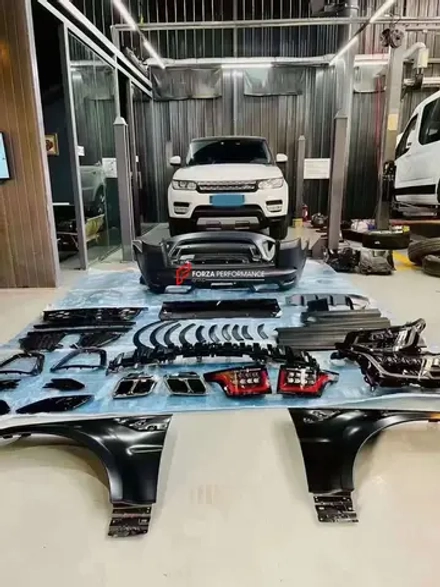 Обвес переделка для LAND ROVER RANGE ROVER SPORT 2014 - 2017 ДО SVR 2018 - 2021