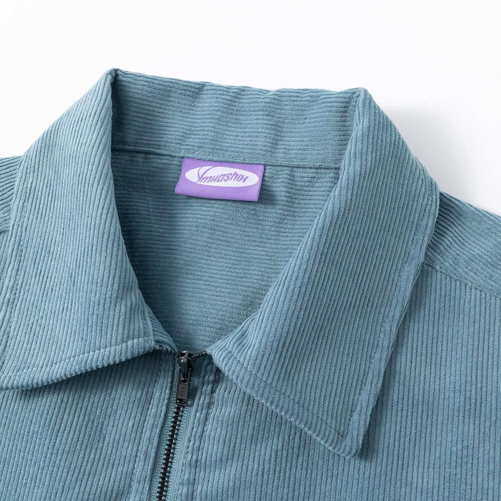 Рубашка YMKASHIX Velvet синяя