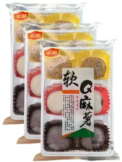 Моти с начинкой Кунжут, фасоль Адзуки, Таро 180 г * 3 шт