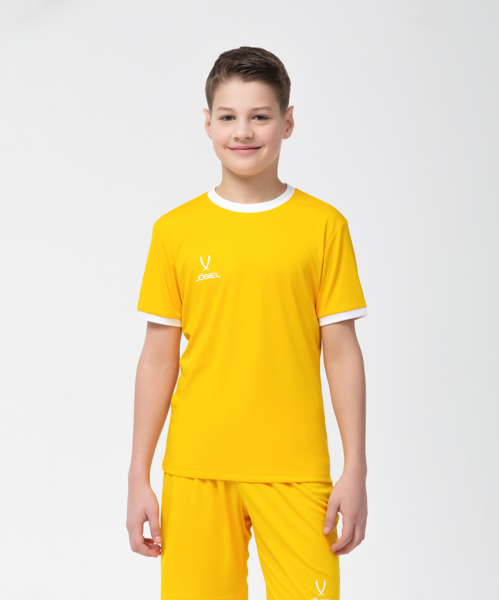 Футболка футбольная CAMP Origin, желтый/белый, детский