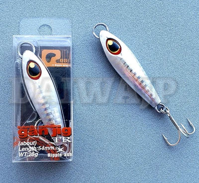 Пилькер TSURUGIYA GAN JIG 28g All Silver