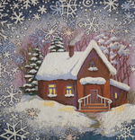 Набор декоративных гобеленовых чехлов Метелица 2 38*38 3 шт