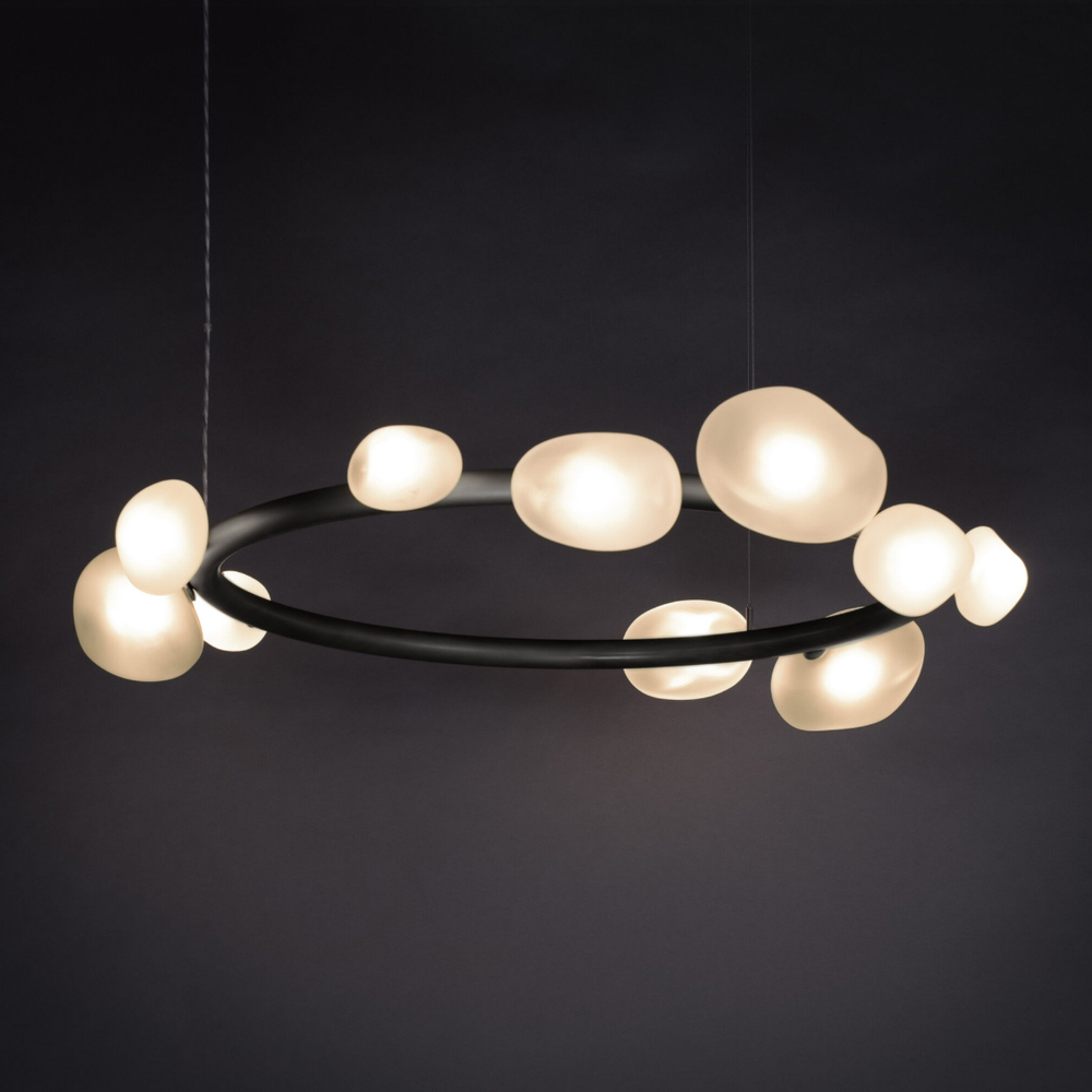 Люстра 5055P/D910 black/white