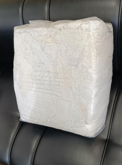 Ветошь белая 100% ХБ 10 кг обтирочная трикотаж