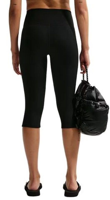 Леггинсы Nike Dri-Fit One High-Waisted Capri - black/white