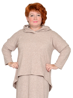 Накидка с капюшоном Морозное утро