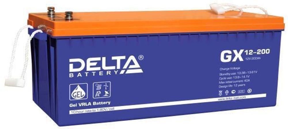GX 12-200 аккумулятор Delta