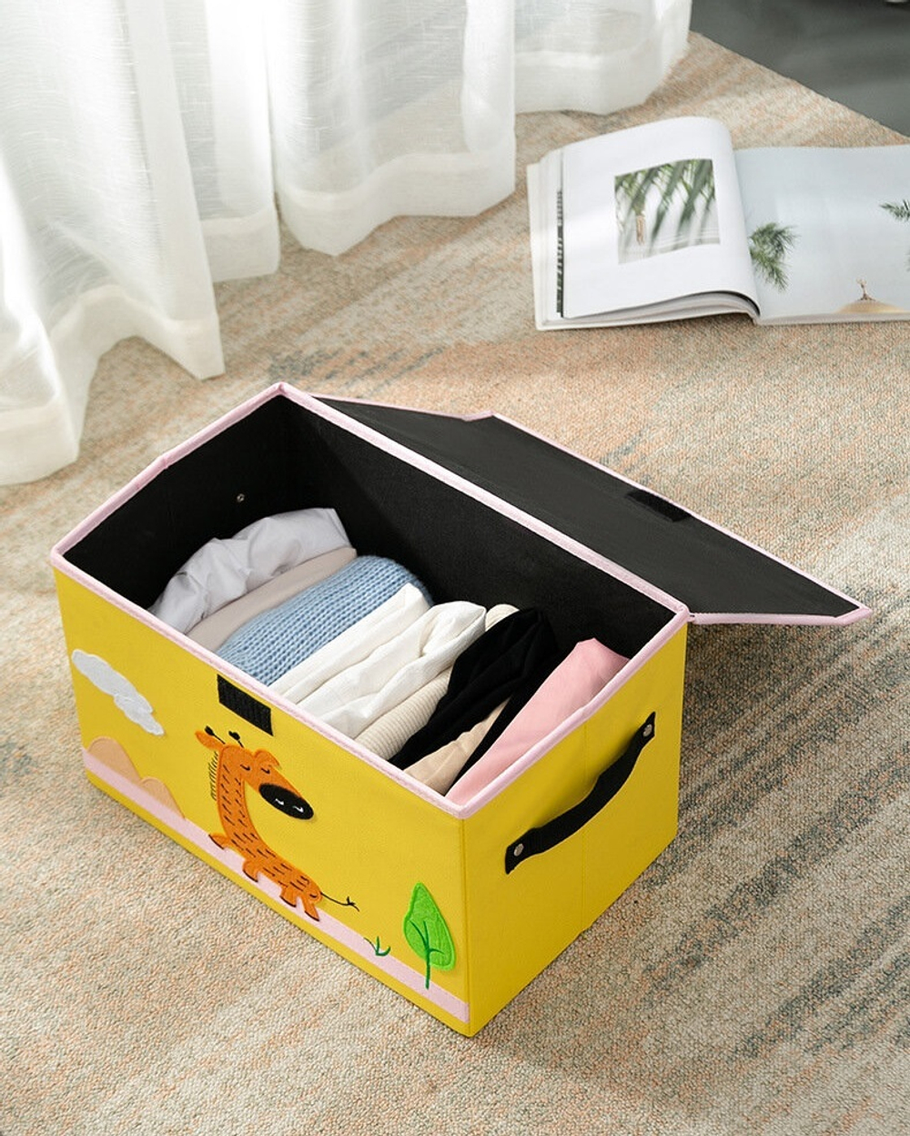 Коробка для хранения игрушек и вещей Blonder Home Little Giraffe B39RAF