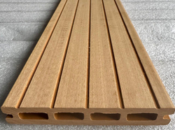 Террасная доска ДПК Best decking Light Тиснение/широкий вельвет цвет: Орех