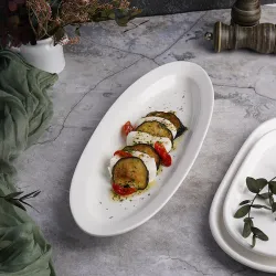 Блюдо овальное 35*13,5 см белое фарфор P.L. Proff Cuisine [3]