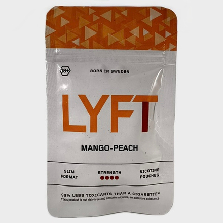 LYFT MANGO PEACH НИКОТИНОВЫЕ ПЛАСТИНКИ (10 МГ) - МАНГО, ПЕРСИК
