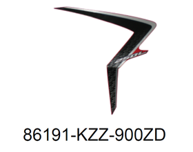 86191-KZZ-900ZD. STRIPE, R. FR. SHROUD *TYPE1* (TYPE1 )