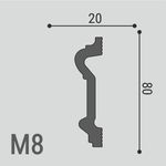 Молдинг XPS POLYMER М 8 80/20