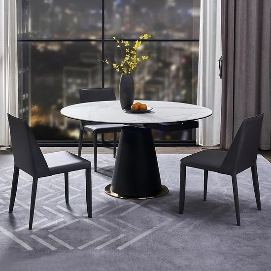 Стол обеденный раскладной круглый F328