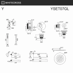 Душевая система WhiteCross Y YSET07GL золото