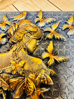 Шкатулка- комод "Девушка и бабочки"