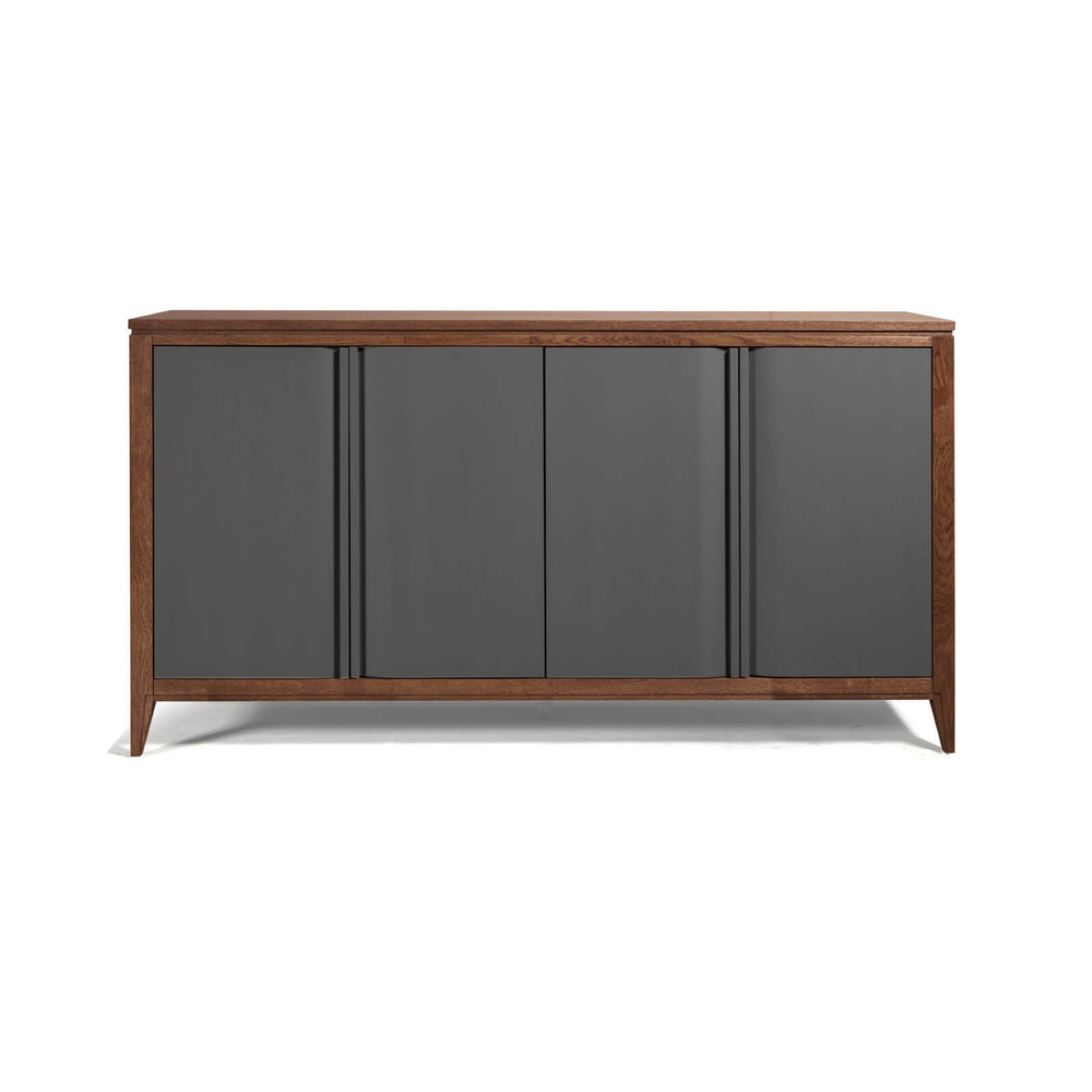 АСПЕН Тумба ГМ 1625/дуб (АНТРАЦИТ/ТАБАК)