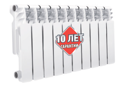 Радиатор БИМЕТАЛ 500/80 10-сек  ViEiR