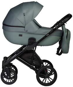 Детская коляска Indigo Mio S 3 в 1 07 шалфей кожа+шалфей