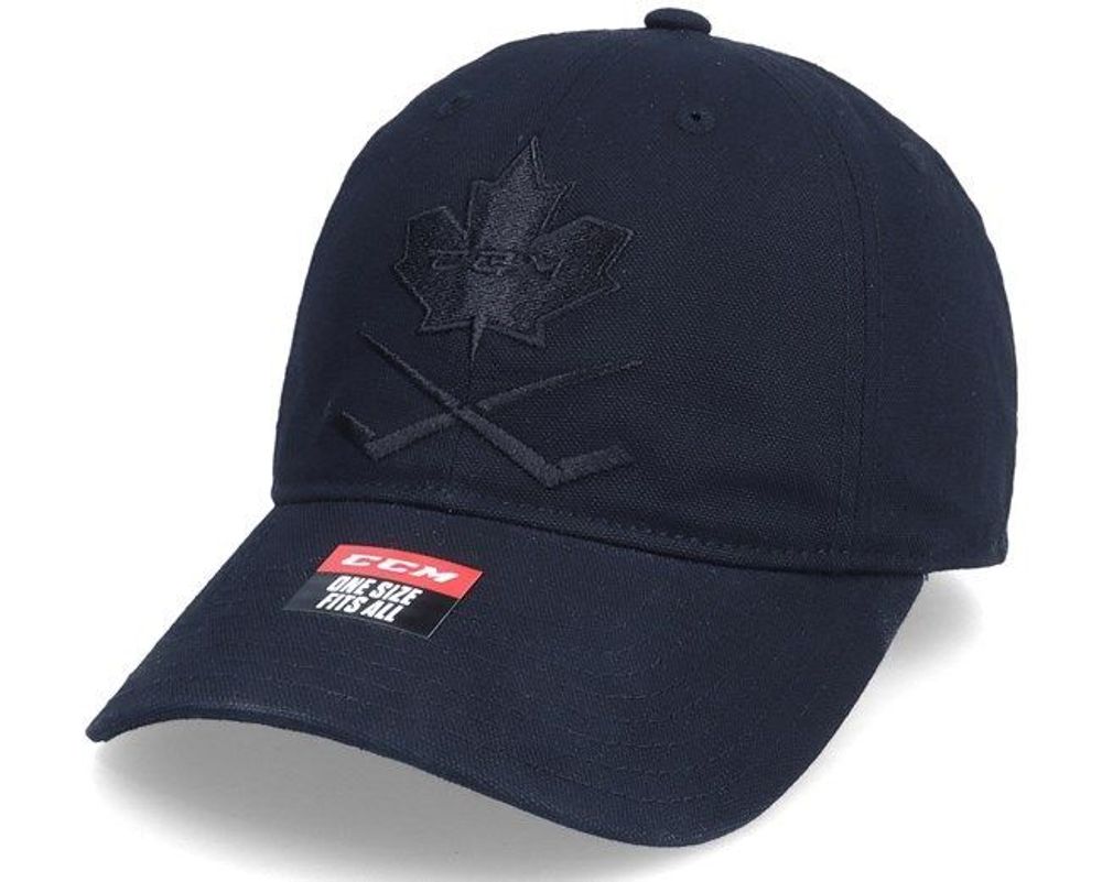 Кепка CCM BLACKOUT SLOUCH ADJUSTABLE CAP SR