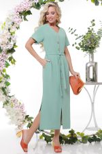 Платье с разрезами на пуговицах DStrend (Акция)