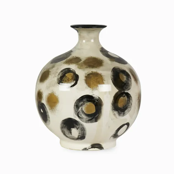 Ваза Flaviana высота 43 см, коричневый, чёрный, бежевый