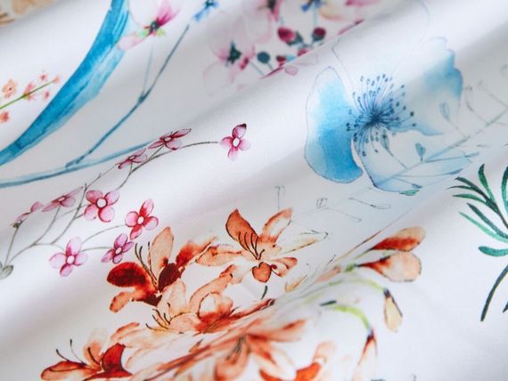 Постельное белье Египетский хлопок  Asabella 2057 Premium