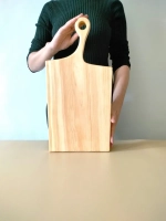 Разделочная сервировочная деревянная доска из кедра