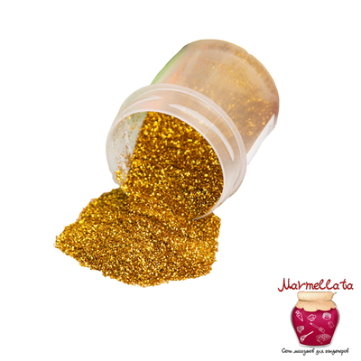 Блестки декоративные (Глиттер) золото, 10 г.