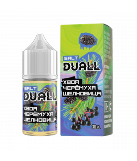 Жидкость Duall, 30 мл, HARD Хвоя, черемуха, шелковица