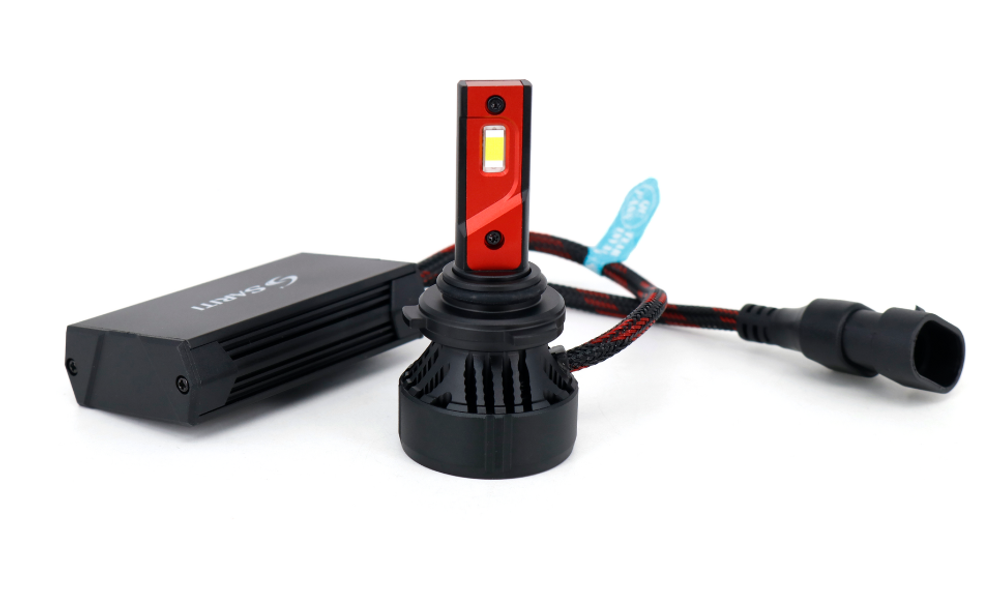 Светодиодные лампы HB4 (9006) Sariti Y2 с вентилятором, 5500K, 12V 55W (комплект, 2шт)