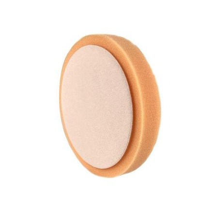 RoxelPro Поролоновый полировальник без отверстия на липучке 150 х 30мм, средней жёсткости, оранжевый