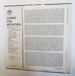 Винтажная виниловая пластинка LP Beethoven Бетховен Czech Philharmonic Orchestra Conductor Paul Kletzki Symphony No. 6 Симфония № 6 Pastoral (Чехословакия 1976)
