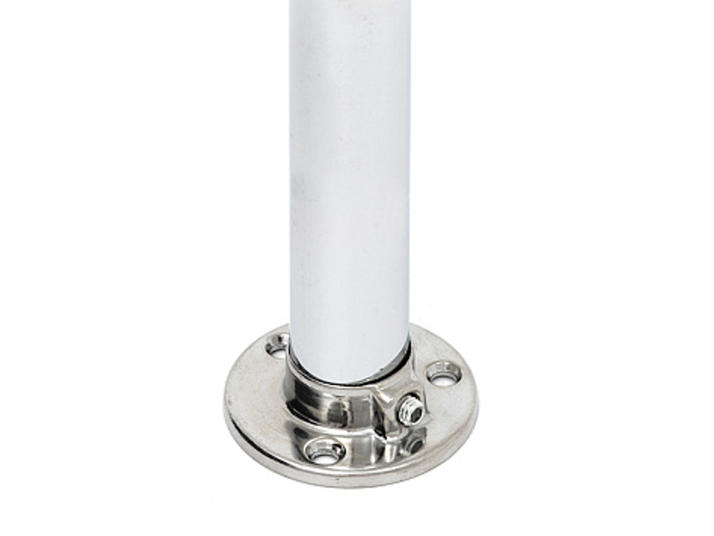 Фланец (штангодержатель) D-25  штамп (хром)