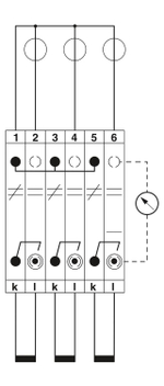3026706 - URDK 6 - Проходные клеммы