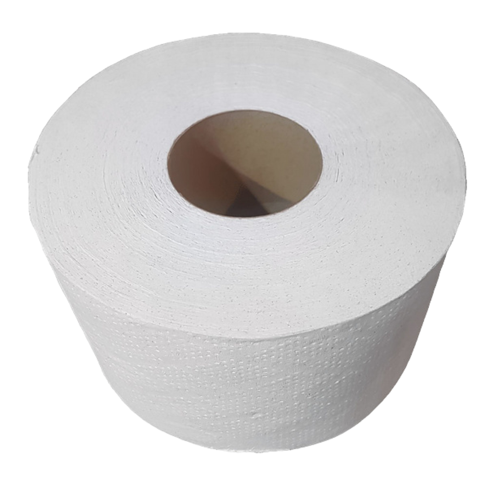 Туалетная бумага 200 м, серая, однослойная, ZELPAPER (10202) (12 рул/кор)