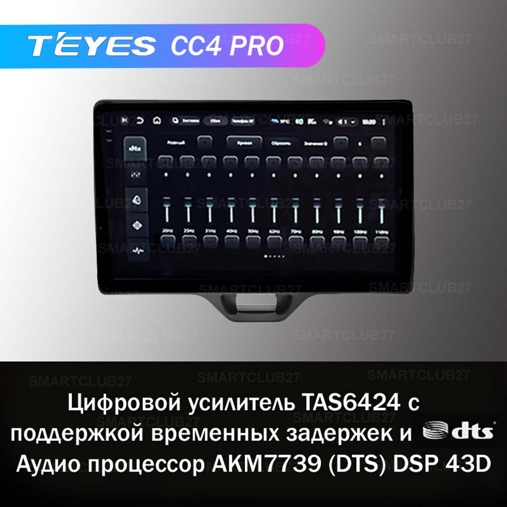 Teyes CC4 Pro 10,2" для Toyota Yaris, Vios 2019+