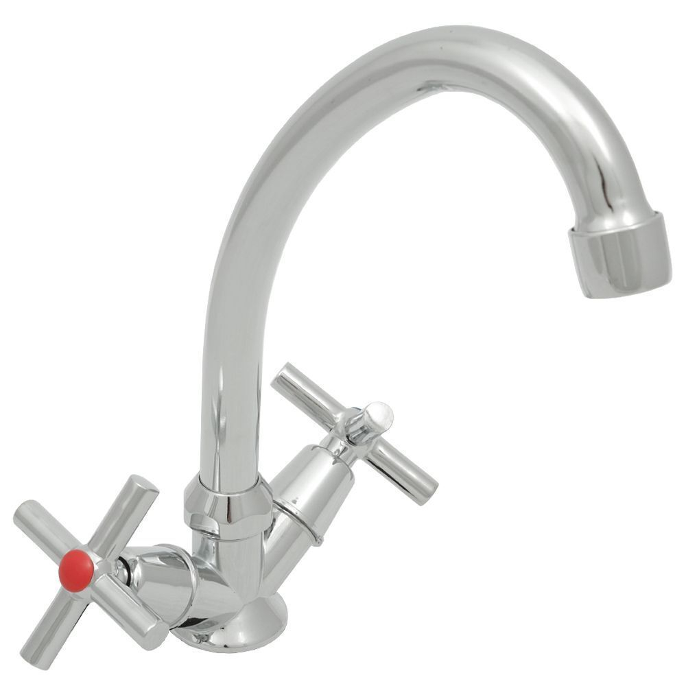 Смеситель для кухни, Frud, с кран-буксой, хром, R40112