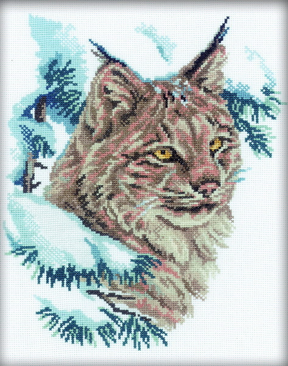 23х29¶см¶Аида 14¶Белая¶Хлопок - 100%