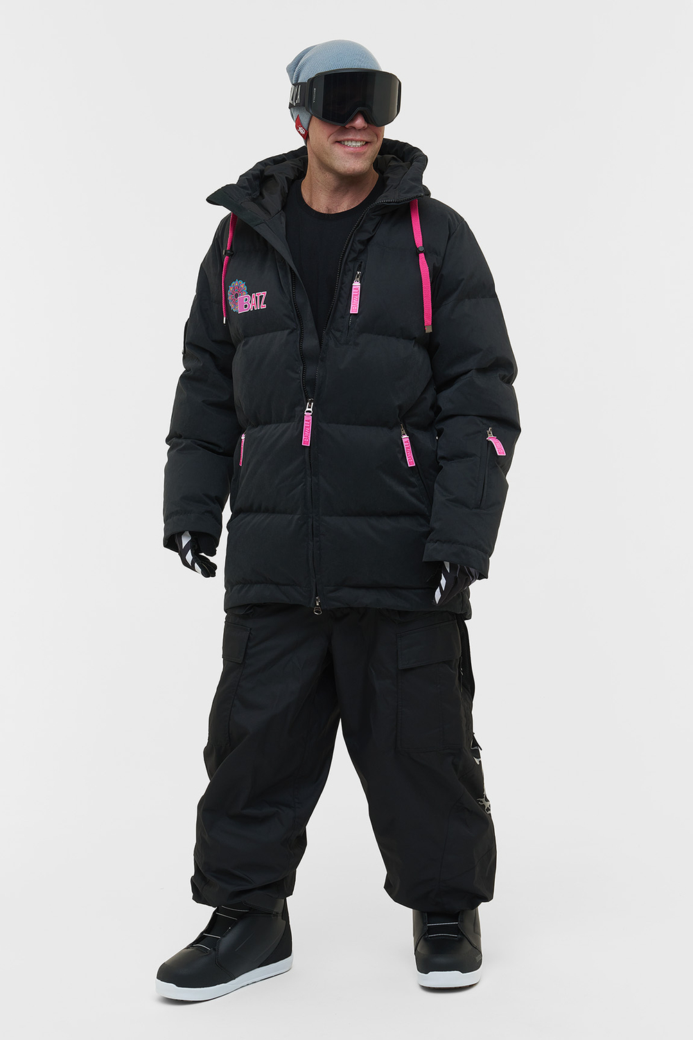 КУРТКА МУЖСКАЯ ПУХОВАЯ VIRUS BATZZILLA INDI С ПРИНТОМ БУДЕННЫЙ