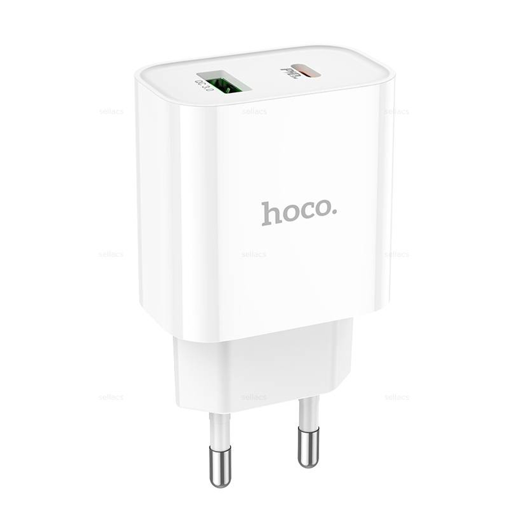Зарядное устройство Hoco C80A Plus 20W PD + QC3.0 (white)