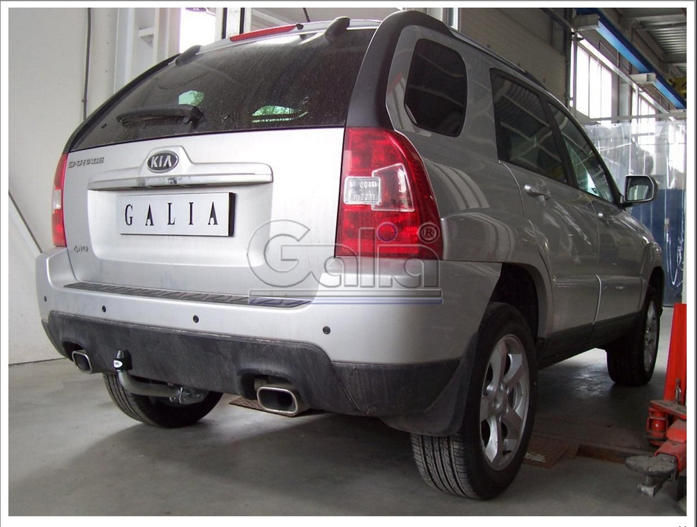 Фаркоп оцинкованный Galia H070A для Hyundai Tucson 2004-2010, Kia Sportage 2004-2010(паспорт и сертификат в комплекте)(без электрики)