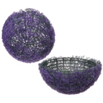 Искусственное растение шар «Самшит» цветы фиолетовые D-47см Ultramarine