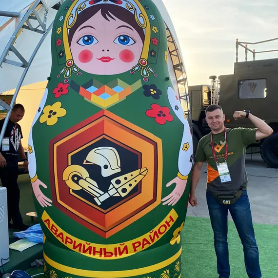 Надувная Матрешка