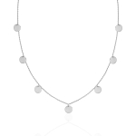 Колье из белого золота 585 пробы JA-L-1Л021970